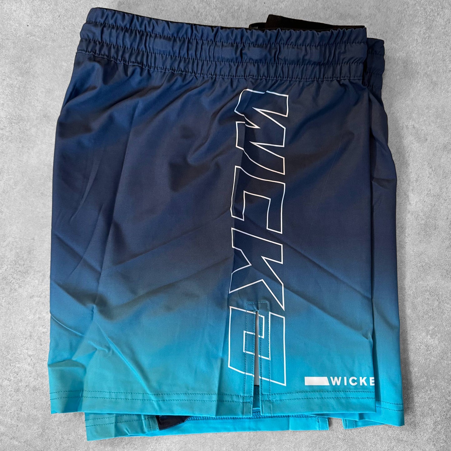 MMA SHORTS COURT RAW BLUE
