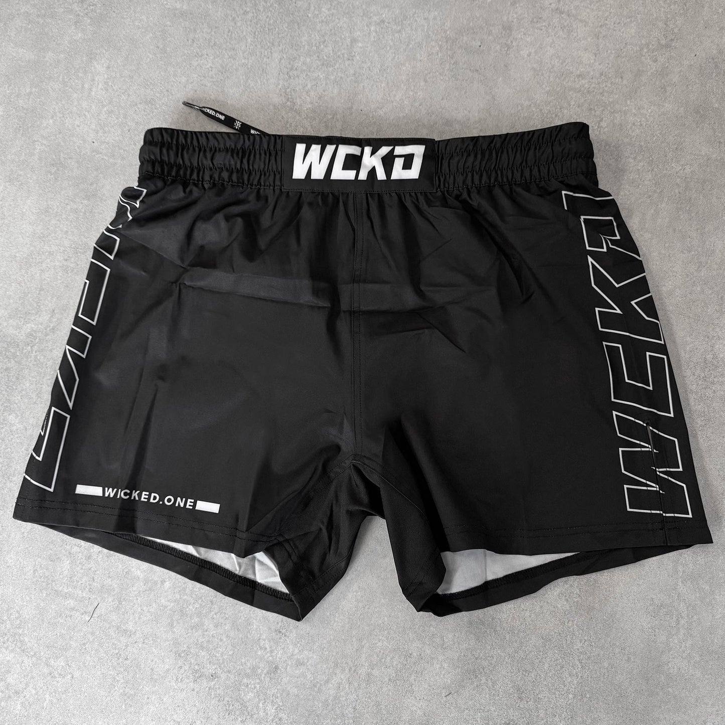 MMA SHORTS RAW BLACK