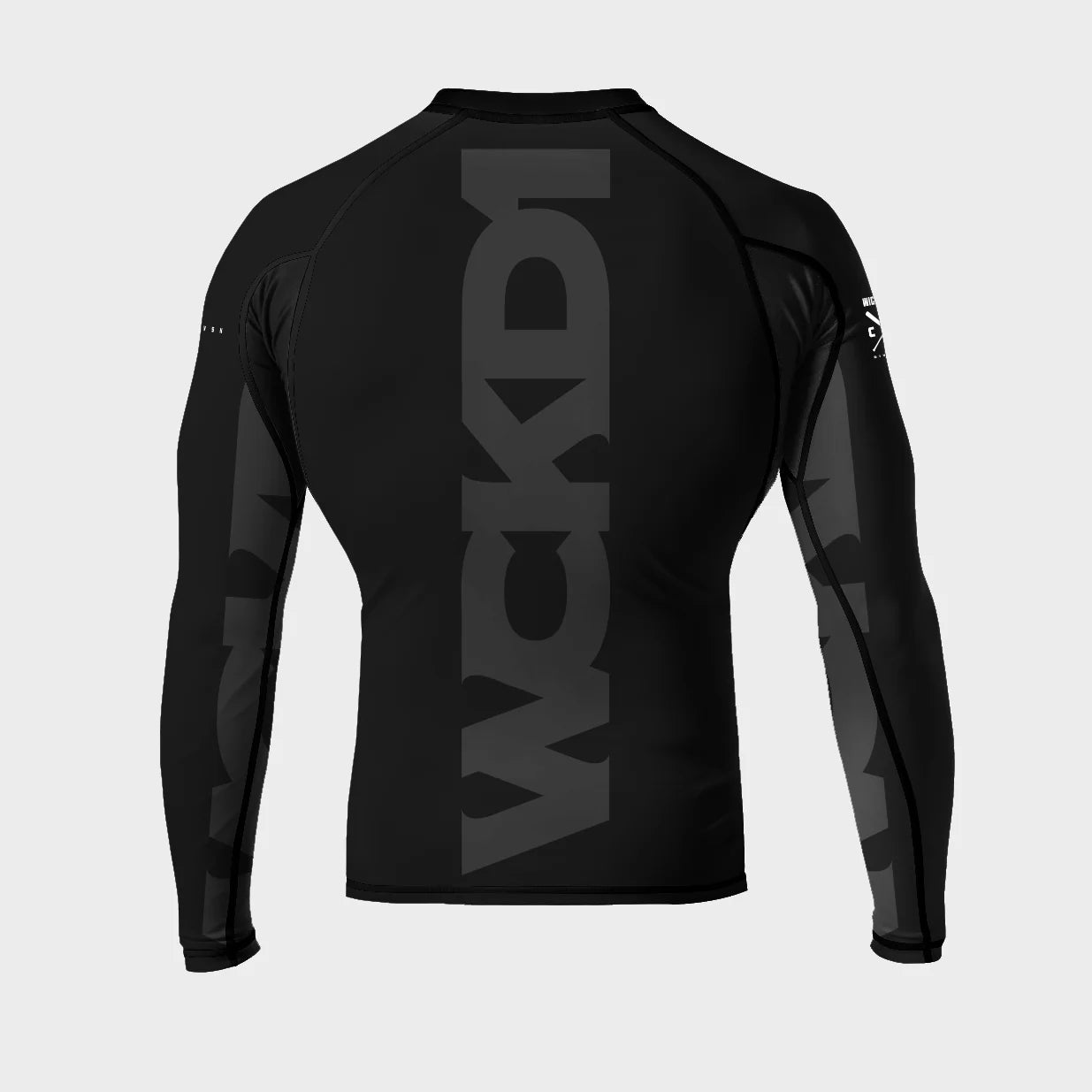 WCKD BLACK L/S RASHGUARD