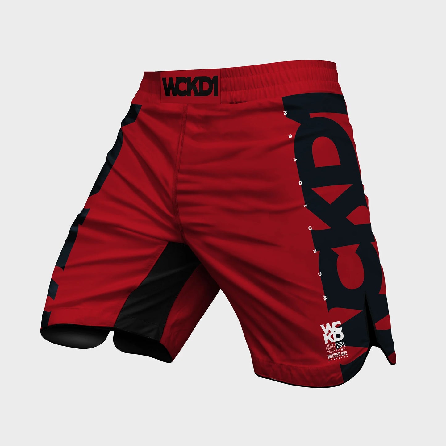 MMA SHORT EAGER WCKD RED