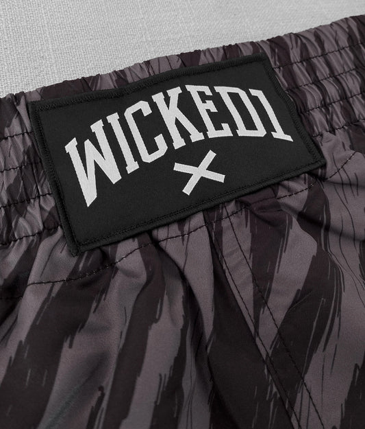 MUAY THAI SHORT BLACK TIGER