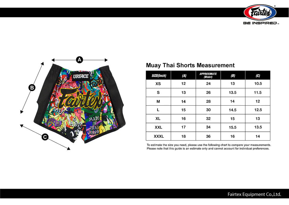 COMING SOON - URFACE X FAIRTEX KICKBOXING SHORTS