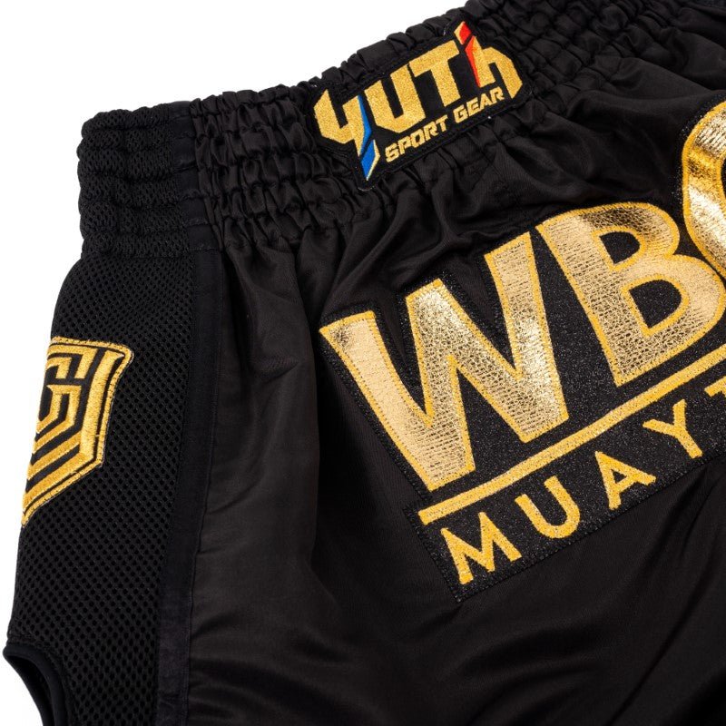 Green Yuth X WBC Muay Thai Shorts Front