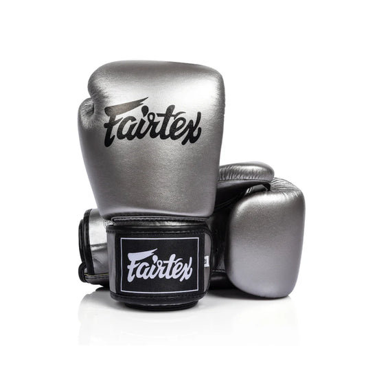 COMING SOON - FAIRTEX BGV1C-PLUS BOXING GLOVES - GUN METALLIC