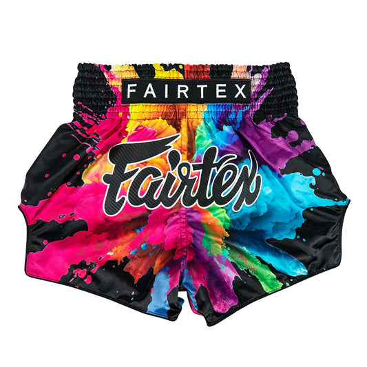 COMING SOON - FAIRTEX MUAY THAI SHORTS - BS1940 BLACK FUNKY SOUL