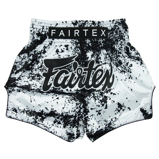 COMING SOON - FAIRTEX MUAY THAI SHORTS - BS1948 GRUNGE WHITE