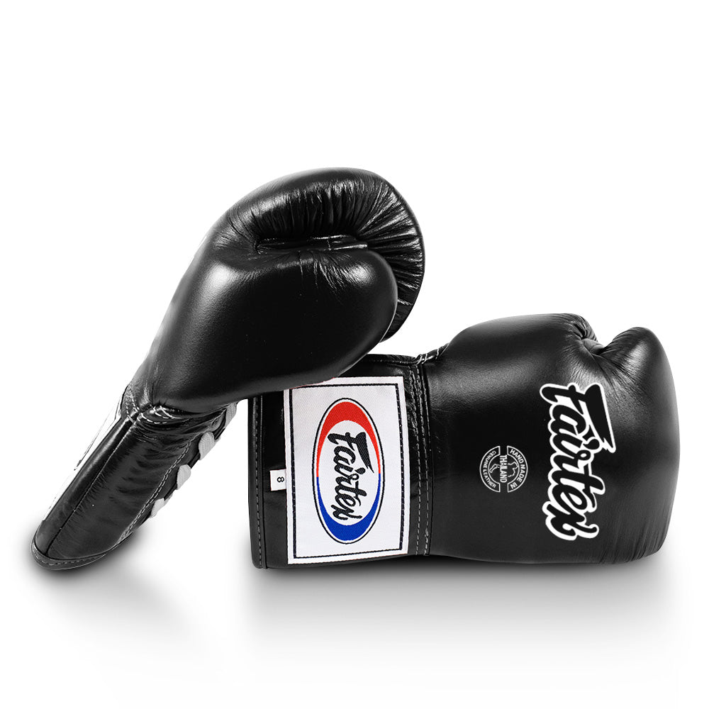 COMING SOON -FAIRTEX BGL6 PRO COMPETITION GLOVES - LOCKED THUMB (LEATHER)