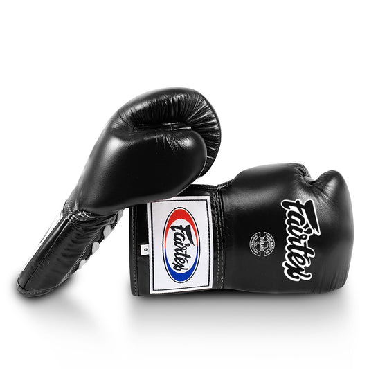 COMING SOON -FAIRTEX BGL6 PRO COMPETITION GLOVES - LOCKED THUMB (LEATHER)