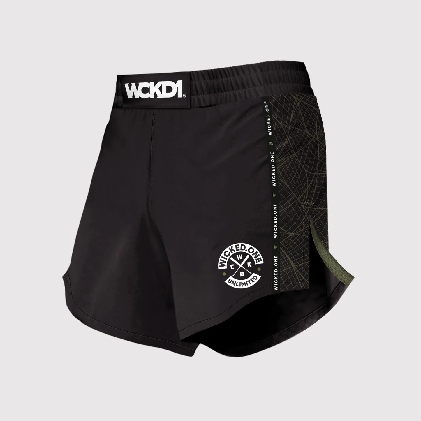 MMA SHORTS ELEMENT METAVERS BLACK/KHAKI