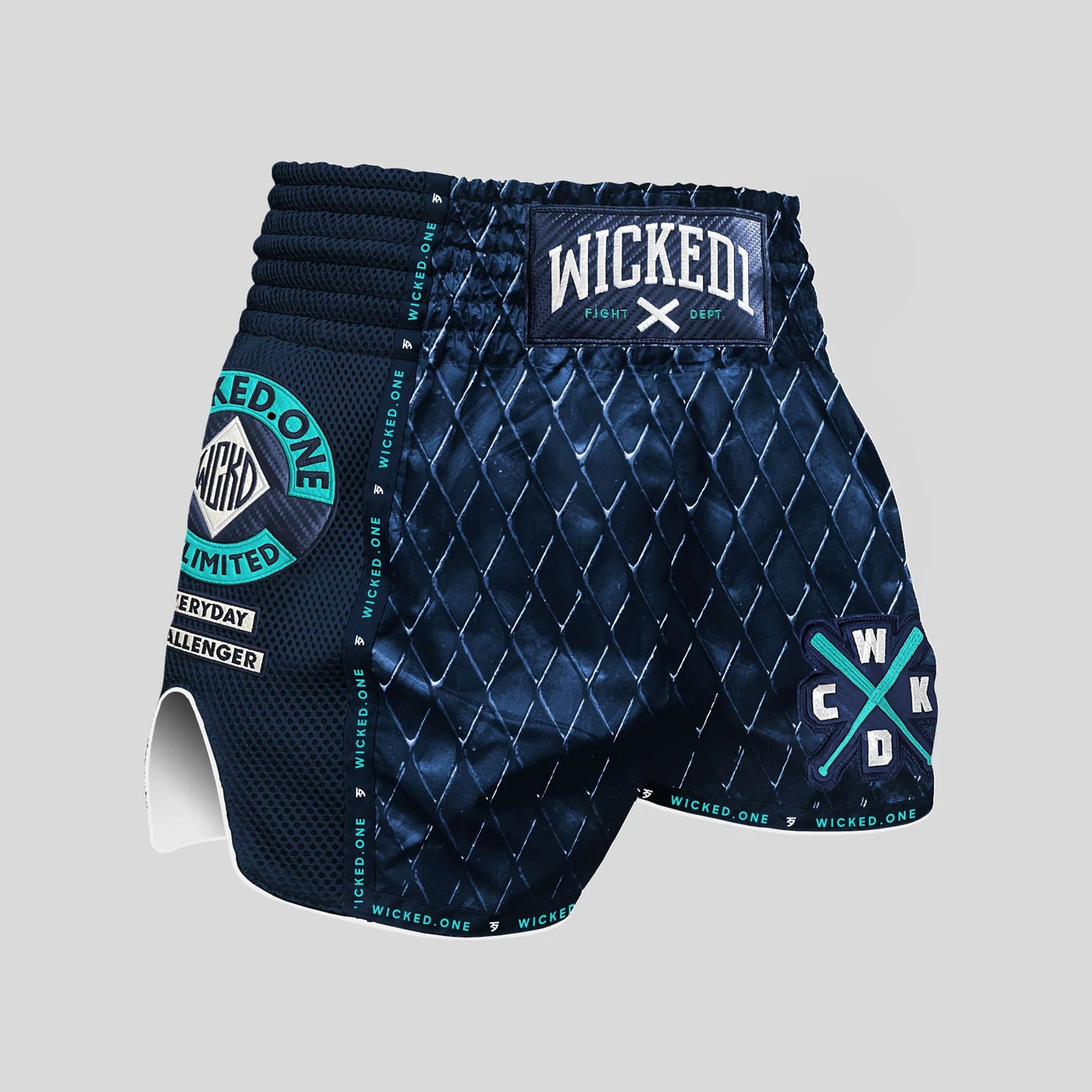 MUAY THAI SHORT CAGE NAVY