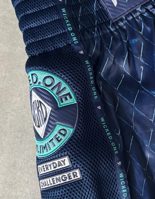 MUAY THAI SHORT CAGE NAVY