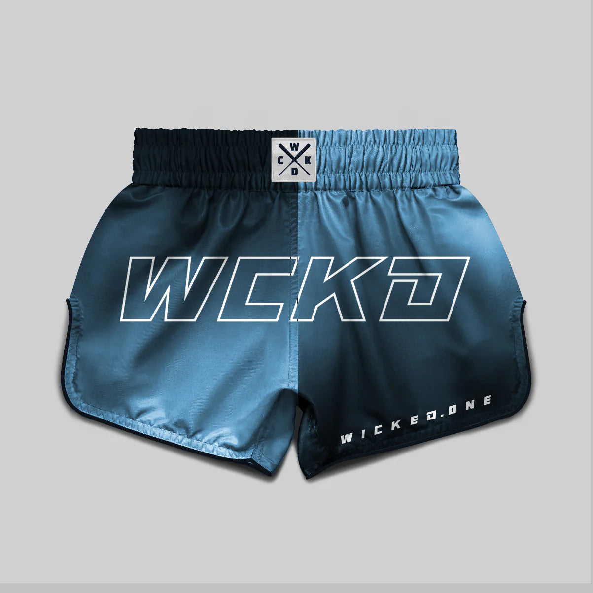 MUAY THAI SHORT RAW BLUE