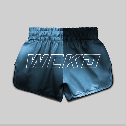 MUAY THAI SHORT RAW BLUE
