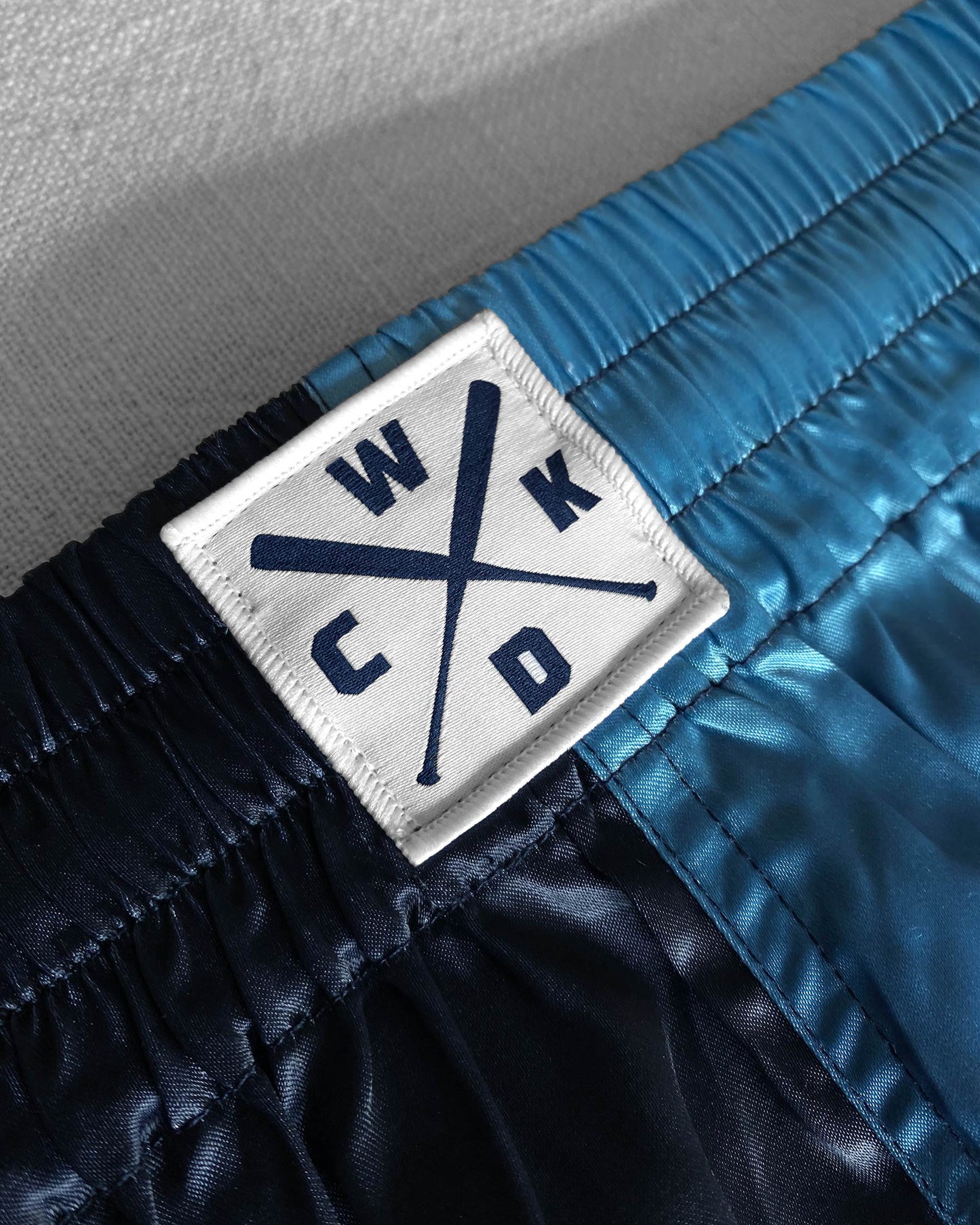 MUAY THAI SHORT RAW BLUE