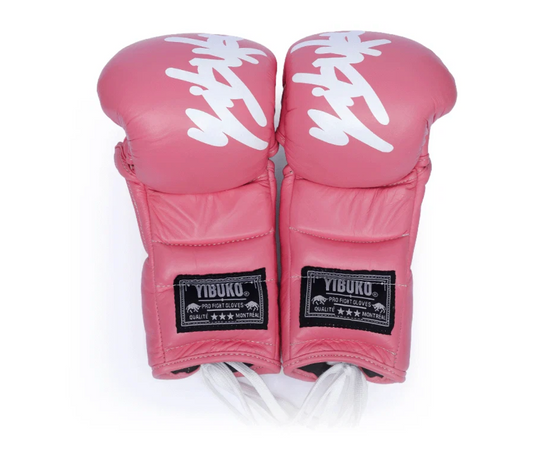 Yibuko Lace-Up MMA Glove (Pink)