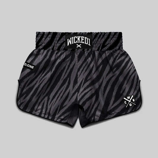 MUAY THAI SHORT BLACK TIGER