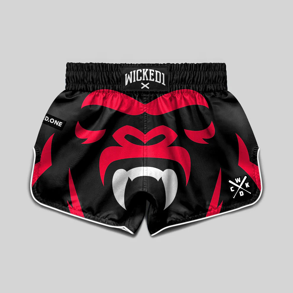 MUAY THAI SHORTS GORILLA "BLACK"