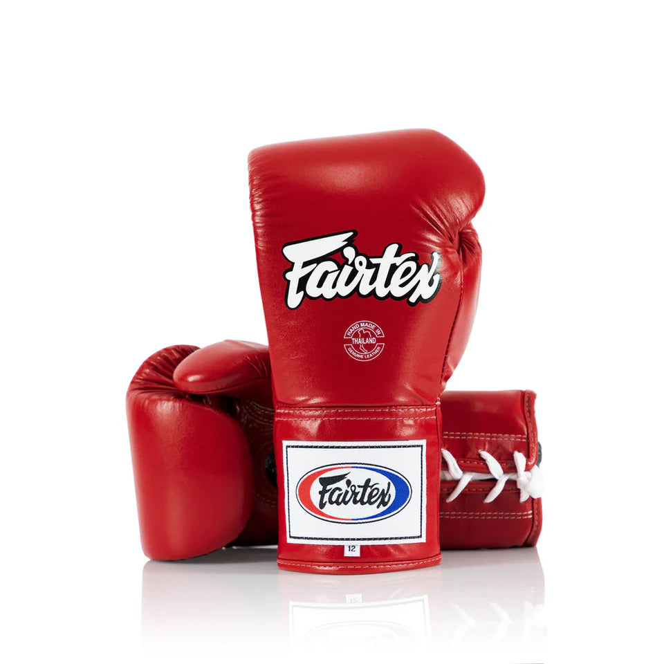 COMING SOON -FAIRTEX BGL6 PRO COMPETITION GLOVES - LOCKED THUMB (LEATHER)