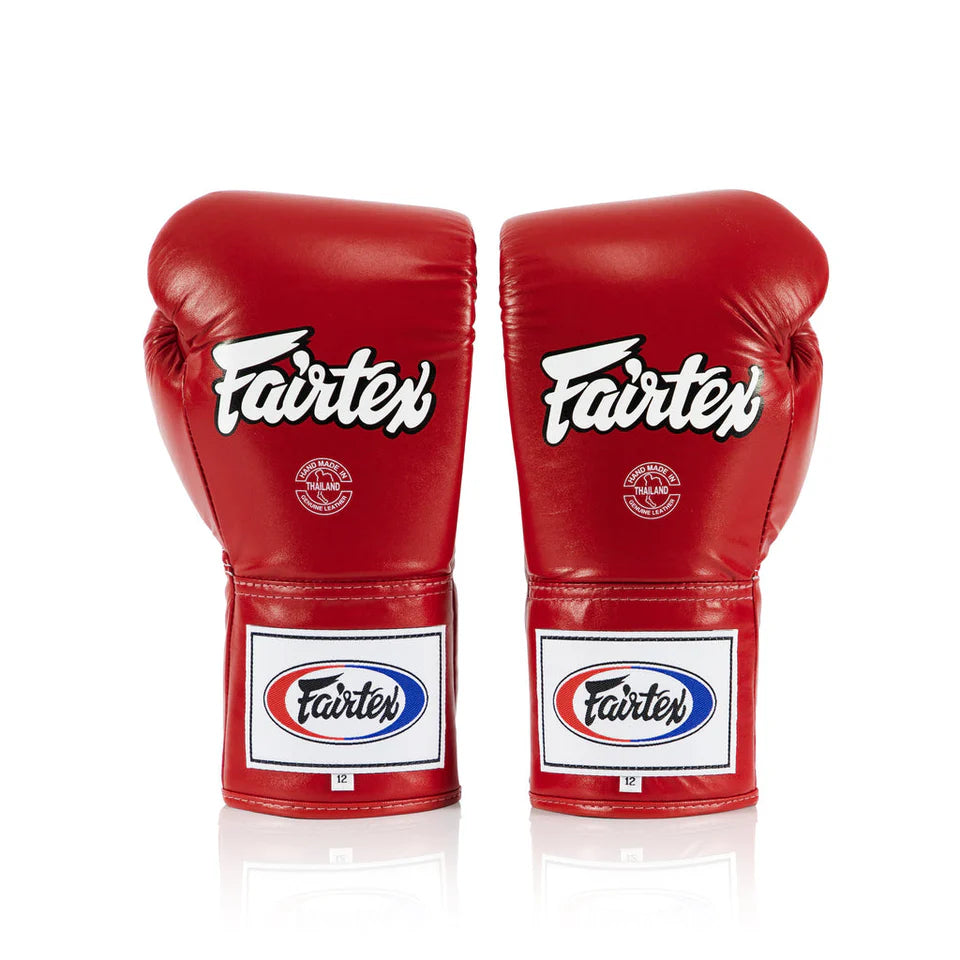 COMING SOON -FAIRTEX BGL6 PRO COMPETITION GLOVES - LOCKED THUMB (LEATHER)
