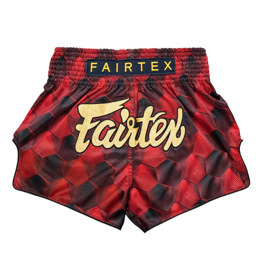 COMING SOON - FAIRTEX MUAY THAI SHORTS - BS1919 STEALTH RED