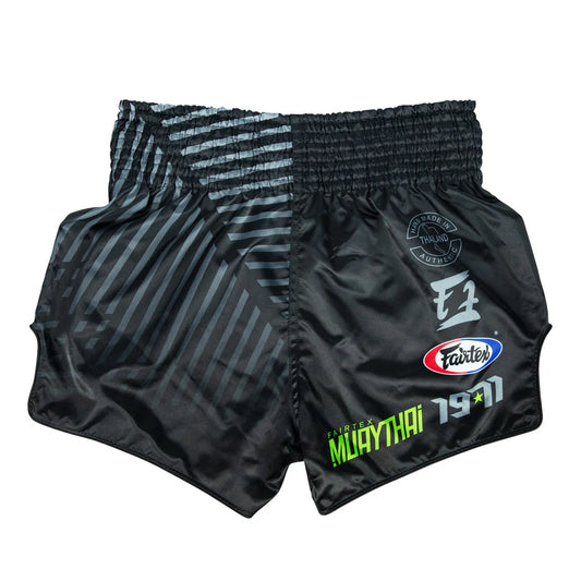 COMING SOON - FAIRTEX MUAY THAI SHORTS - BS1924 RACER BLACK