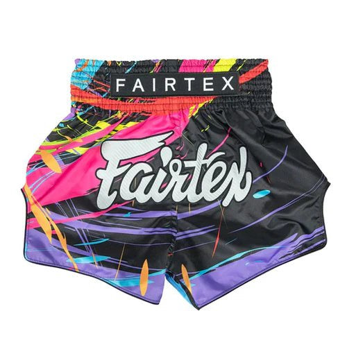 MUAY THAI SHORTS - FAIRTEX BS1934 WORLD MUSIC (BLACK)