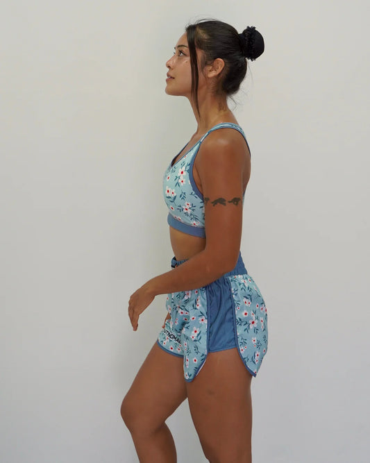 Fight Nomad Flower Pattern Outfit Set