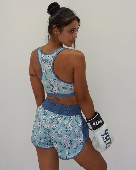 Fight Nomad Flower Pattern Outfit Set