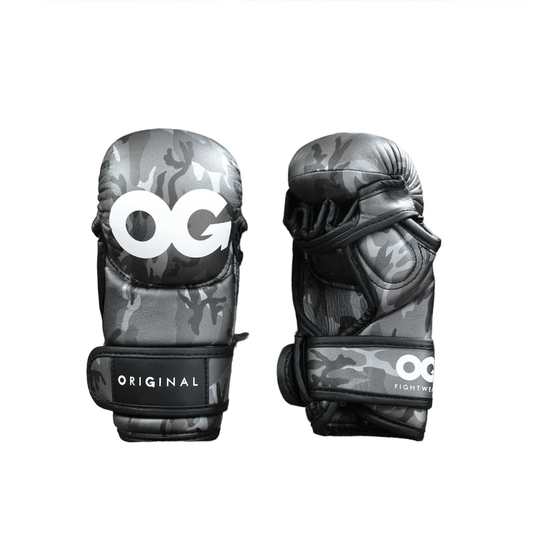 OG Camo Warrior MMA Sparring Gloves