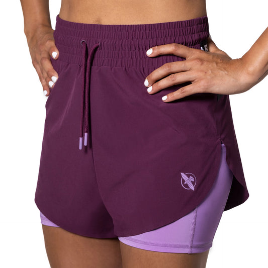 HAYABUSA WOMEN’S MID RISE LAYERED SHORTS