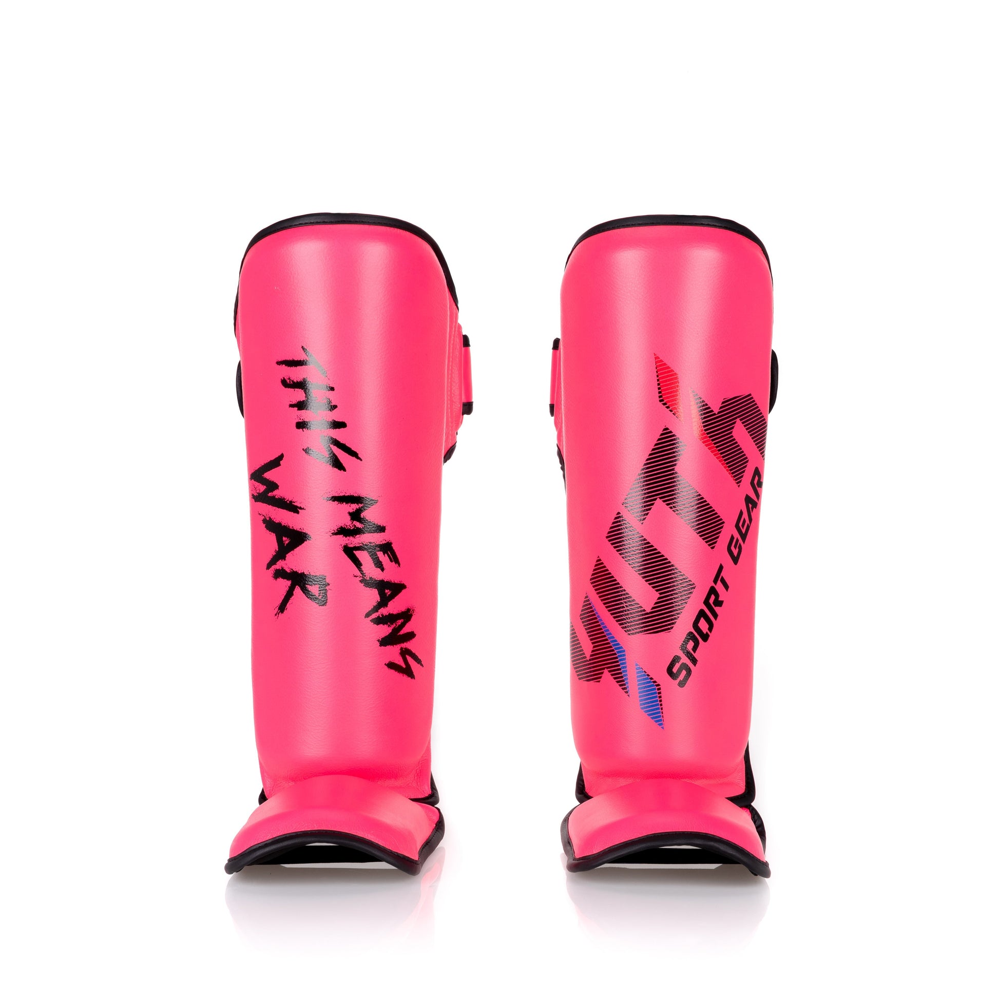 Hot Pink Yuth-Sport Line Shinguard Front